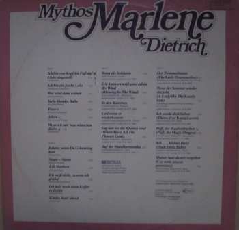 2LP Marlene Dietrich: Mythos Marlene Dietrich