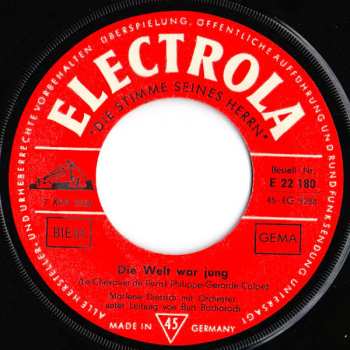 SP Marlene Dietrich: Sag Mir Wo Die Blumen Sind / Die Welt War Jung