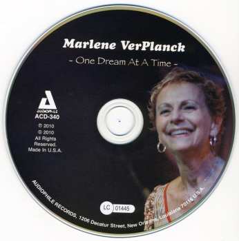CD Marlene VerPlanck: One Dream At A Time