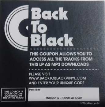 LP Maroon 5: Hands All Over