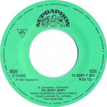 SP Helena Vondráčková: Časy Se Mění / Oh, Baby, Baby
