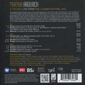 3CD/Dobozkészlet Martha Argerich And Friends: Live From Lugano 2014
