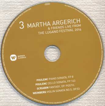 3CD/Dobozkészlet Martha Argerich And Friends: Live From Lugano 2014