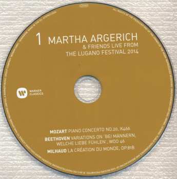 3CD/Dobozkészlet Martha Argerich And Friends: Live From Lugano 2014