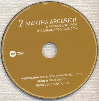 3CD/Dobozkészlet Martha Argerich And Friends: Live From Lugano 2014