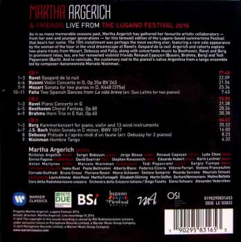 3CD/Dobozkészlet Martha Argerich And Friends: Live From Lugano 2016