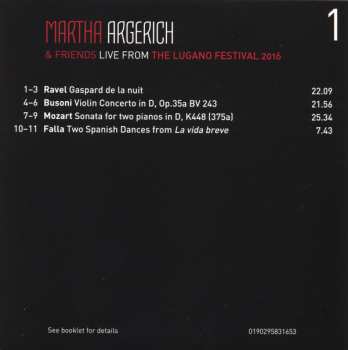 3CD/Dobozkészlet Martha Argerich And Friends: Live From Lugano 2016