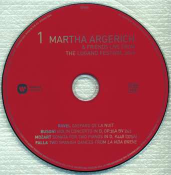 3CD/Dobozkészlet Martha Argerich And Friends: Live From Lugano 2016