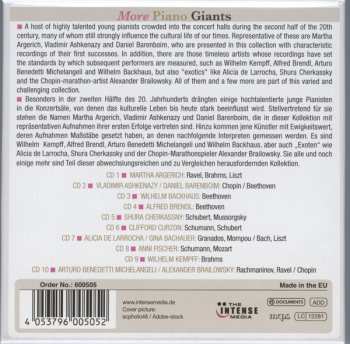 10CD Vladimir Ashkenazy: More Piano Giants - World's Greatest