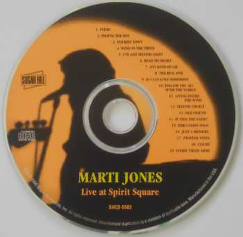 CD Marti Jones: Live At Spirit Square