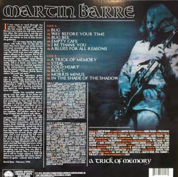 LP Martin Barre: A Trick Of Memory LTD | CLR