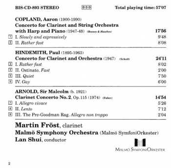CD Paul Hindemith: Martin Fröst Plays Concertos Dedicated To Benny Goodman