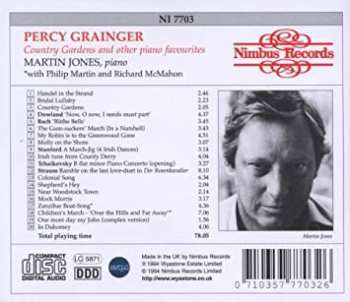 CD Martin Jones: Percy Grainger Country Gardens and other piano favourites