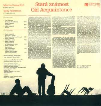 LP Martin Kratochvíl: Stará Známost / Old Acquaintance