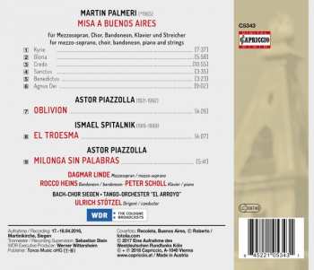 CD Astor Piazzolla: Misa A Buenos Aires