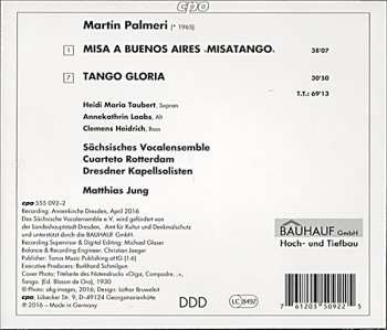 CD Martín Palmeri: Misa a Buenos Aires "Misatango" / Tango Gloria