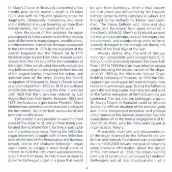 CD Martin Rost: Stellwagen-Orgel Zu St. Marien, Stralsund ⁕ Die Norddeutsche Orgelkunst - Vol. 1 - Lübeck