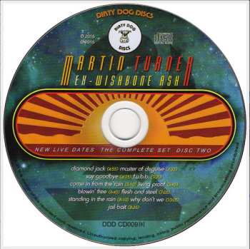 2CD Martin Turner: New Live Dates: The Complete Set