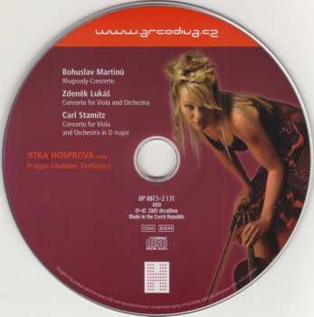CD Bohuslav Martinů: Martinů • Stamitz • Lukáš