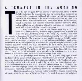 CD Marty Ehrlich Large Ensemble: A Trumpet In The Morning