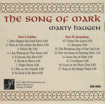 CD Marty Haugen: The Song Of Mark