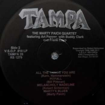 LP Art Pepper: Marty Paich Quartet