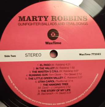 LP Marty Robbins: Gunfighter Ballads And Trail Songs