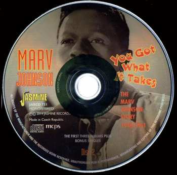 2CD Marv Johnson: You Got What It Takes: The Marv Johnson Story 1958-1961