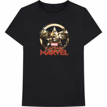 Merch Marvel Comics: Póló Captain Marvel Star Logo Marvel Comics 