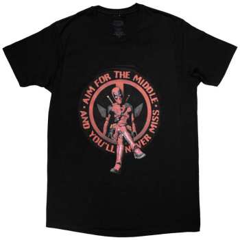 Merch Marvel Comics: Póló Deadpool Aim Middle