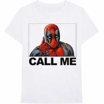 Merch Marvel Comics: Póló Deadpool Call Me 