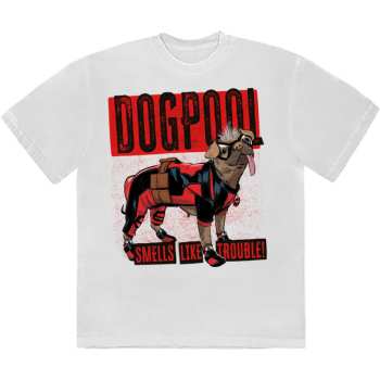 Merch Marvel Comics: Póló Deadpool Dogpool Smells Like Trouble