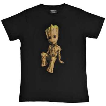 Merch Marvel Comics: Póló Guardians Of The Galaxy Groot Perch
