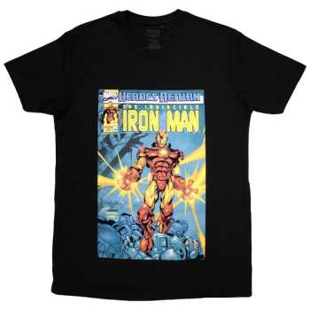 Merch Marvel Comics: Póló Invincible Iron Man Comic Cover