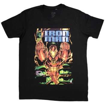 Merch Marvel Comics: Póló Iron Man Fist Comic Cover