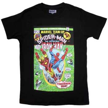Merch Marvel Comics: Póló Spiderman & Iron Man Comic Cover