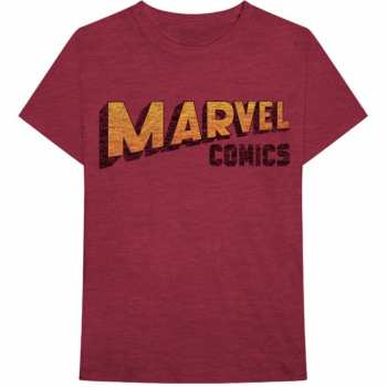 Merch Marvel Comics: Póló Warped Logo Marvel Comics 