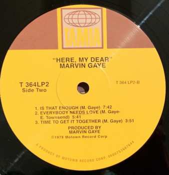 2LP Marvin Gaye: Here, My Dear