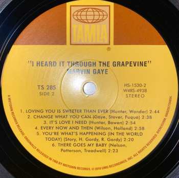 LP Marvin Gaye: I Heard It Through The Grapevine! CLR