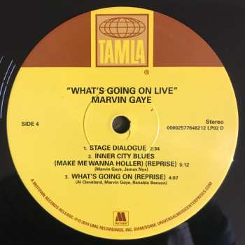 2LP Marvin Gaye: What's Going On Live