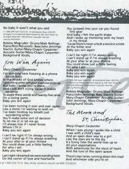 CD Mary Chapin Carpenter: Shooting Straight In The Dark