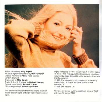 CD Mary Hopkin: Those Were The Days = ベスト・オブ