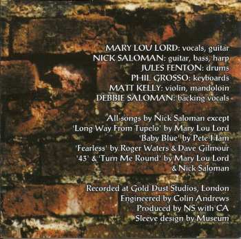 CD Mary Lou Lord: Baby Blue