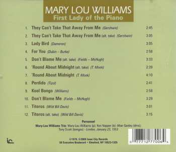 CD Mary Lou Williams: First Lady Of The Piano