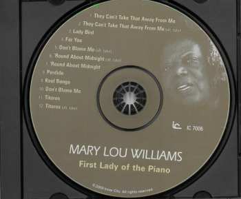 CD Mary Lou Williams: First Lady Of The Piano
