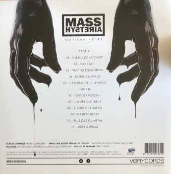 LP Mass Hysteria: Matière Noire LTD | CLR