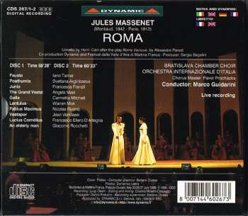 2CD/Dobozkészlet Jules Massenet: Roma
