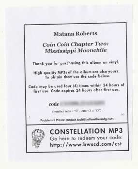 LP Matana Roberts: Coin Coin Chapter Two: Mississippi Moonchile