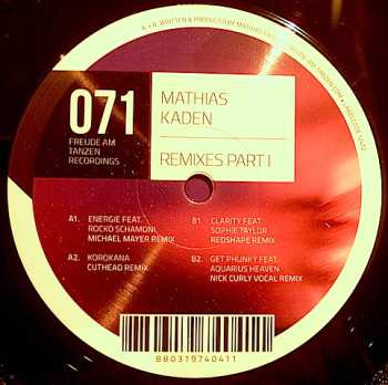 LP Mathias Kaden: Energetic Remixes Part 1