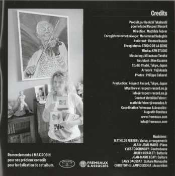 CD Mathilde Febrer: Milou En Mai (Hommage À Stéphane Grappelli)